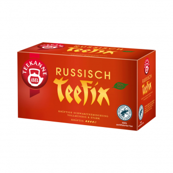Teekanne Teefix Russisch, Schwarzteemischung,  20 Teebeutel im Kuvert